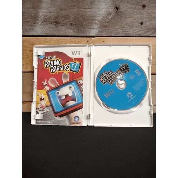 Rayman Raving Rabbids TV Party Nintendo Wii 2008 Video games - Complete - Picture 2 of 3